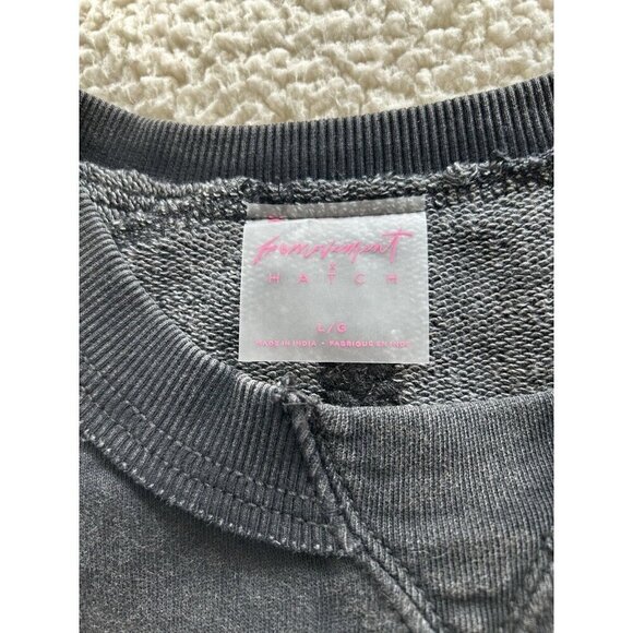 FP Movement X Hatch Womens Intercept Pullover Sweatshirt Black Size L - Picture 6 of 11